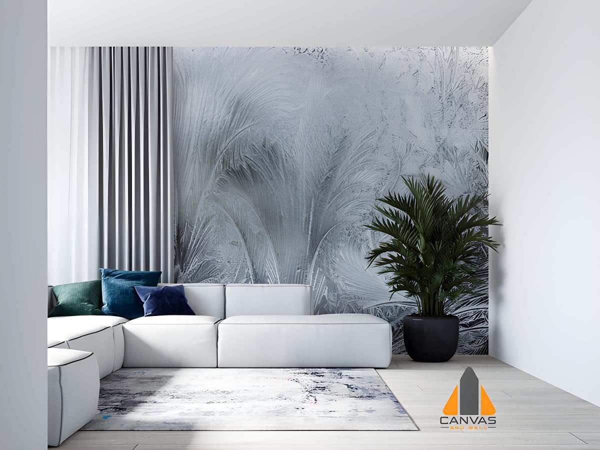 Grey Forest Wallpaper Mural