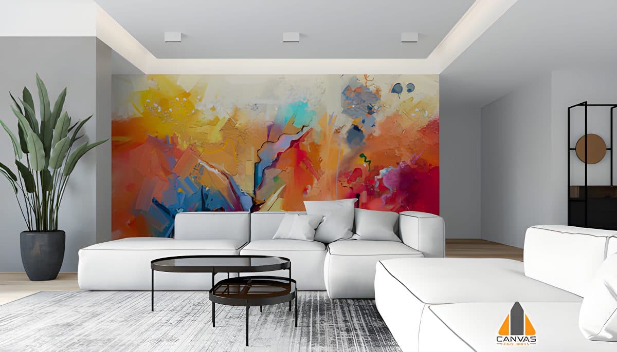 Fusion of bright colours