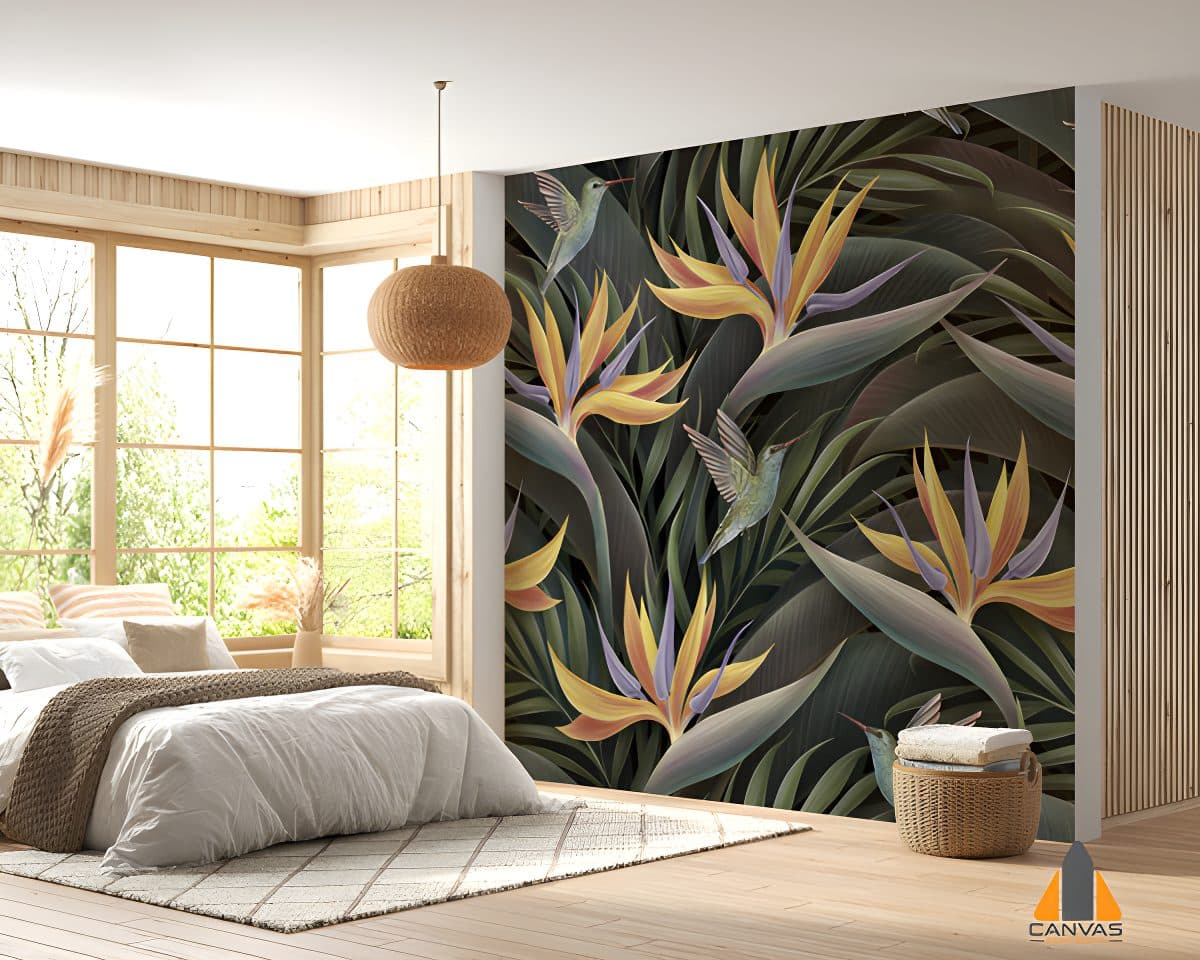 Strelitzia flowers Wallpaper