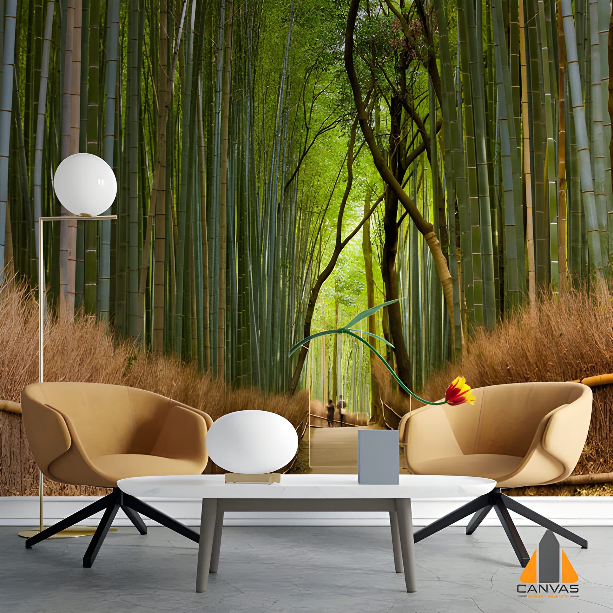 Bamboo Forest on Wallpaper