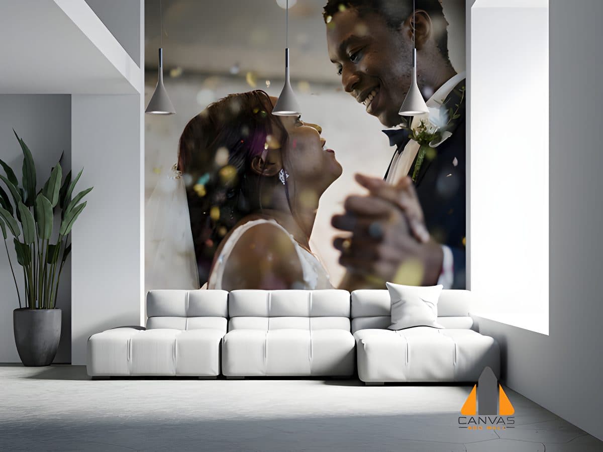 Newlywed Couple Wallpaper