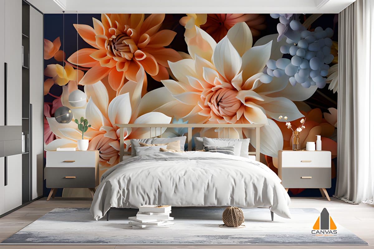Orange Dahlias