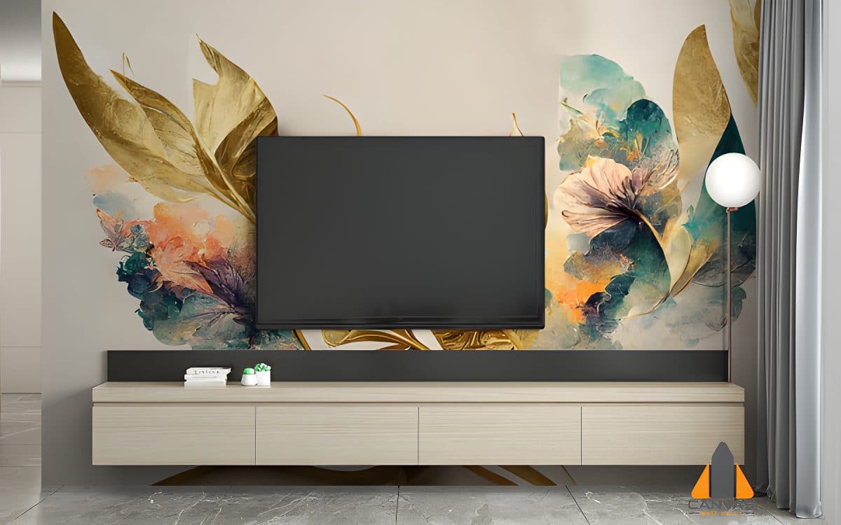 Gold Botanical Leaves