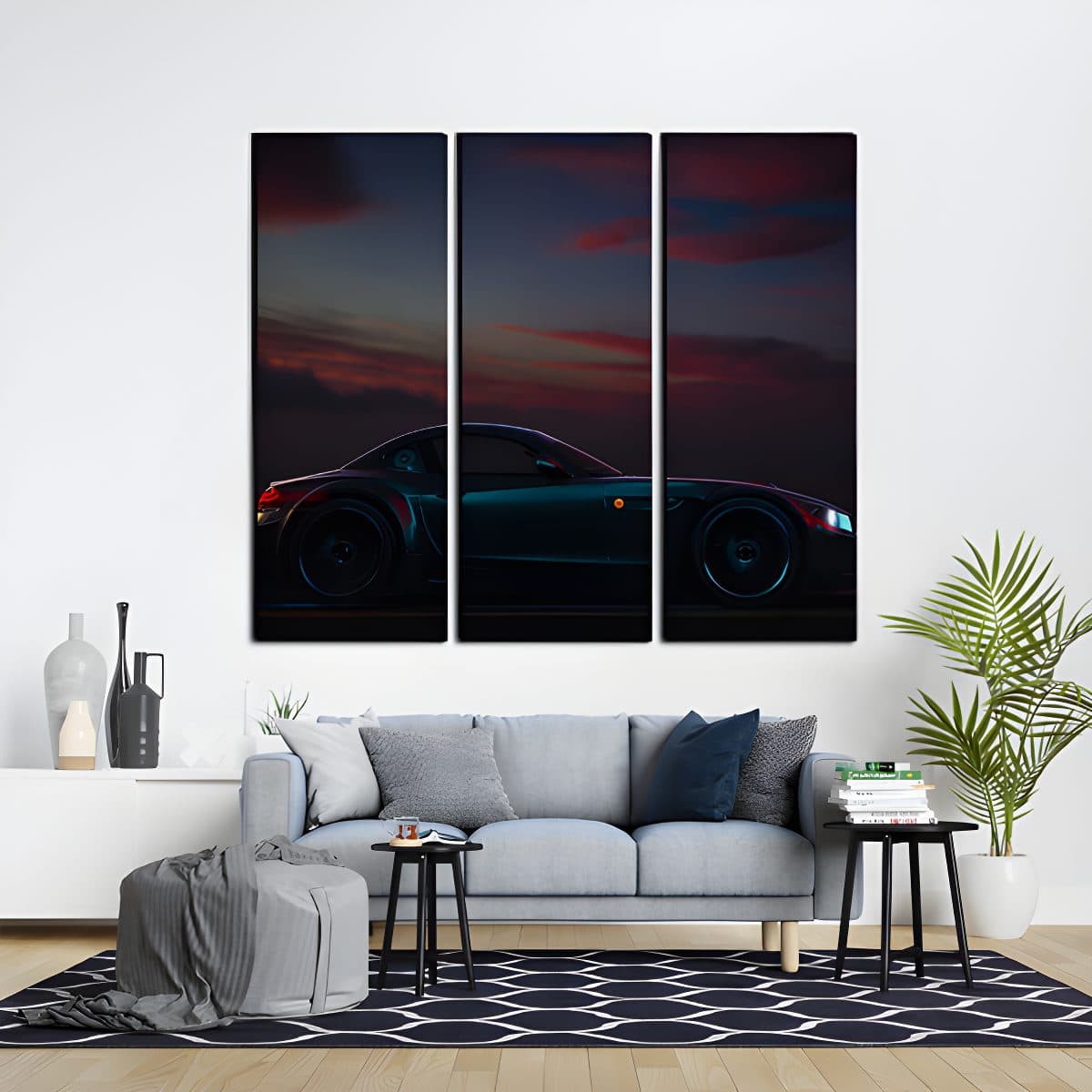 Benz Sport Cars Canvas