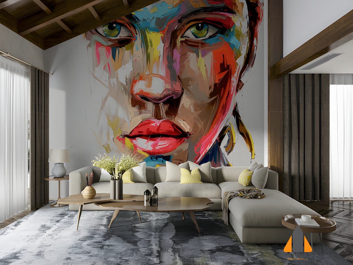 Painted Woman Stare