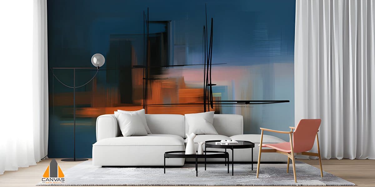Colorful Abstract Acrylic Painting