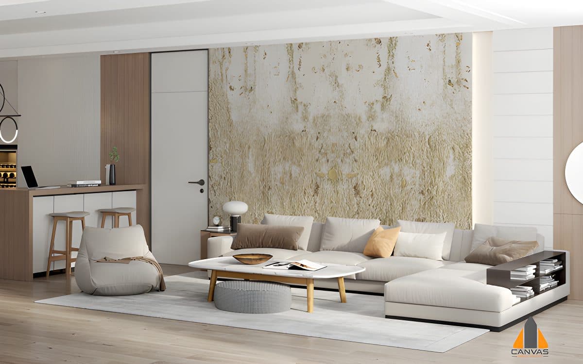 Golden Fashion Modern Art Wall