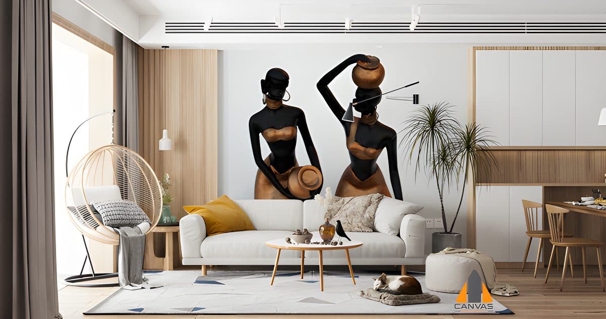Drawings of African Cultural Women