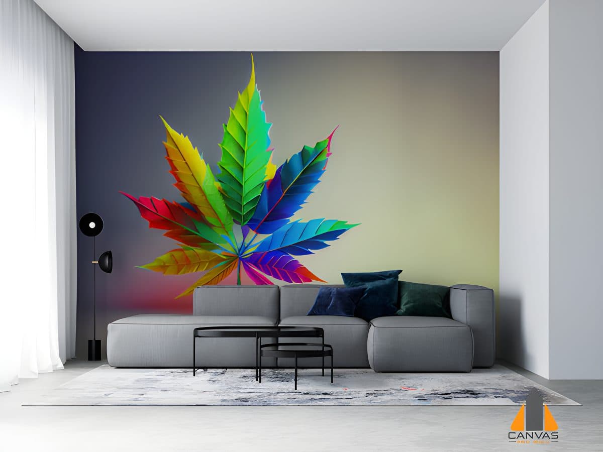 Marijuana Weed Cannabis Leaf Abstract