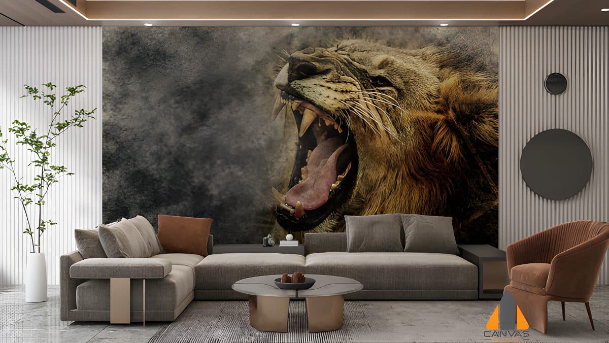 Lion Roaring