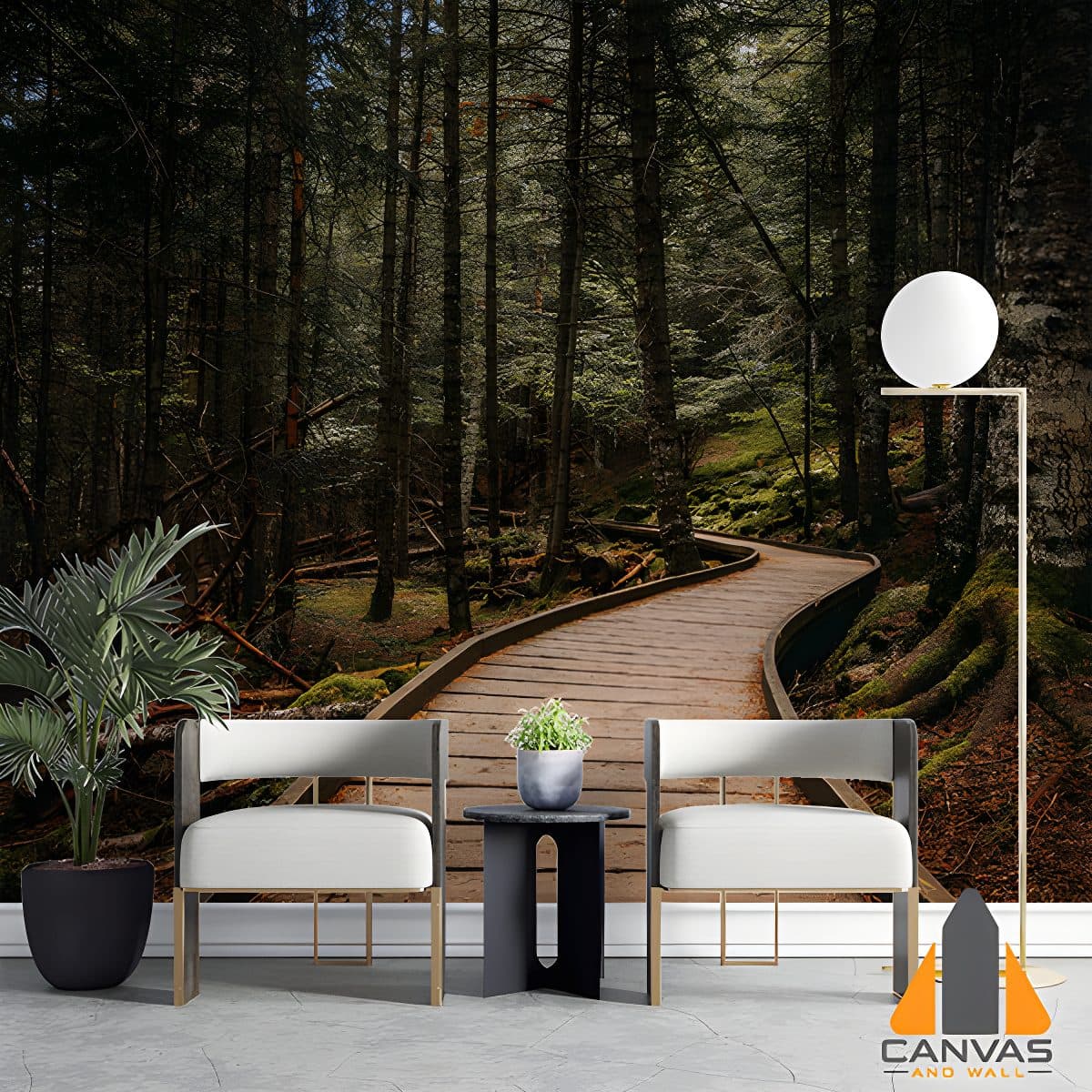 Forest Path Nature Wallpaper