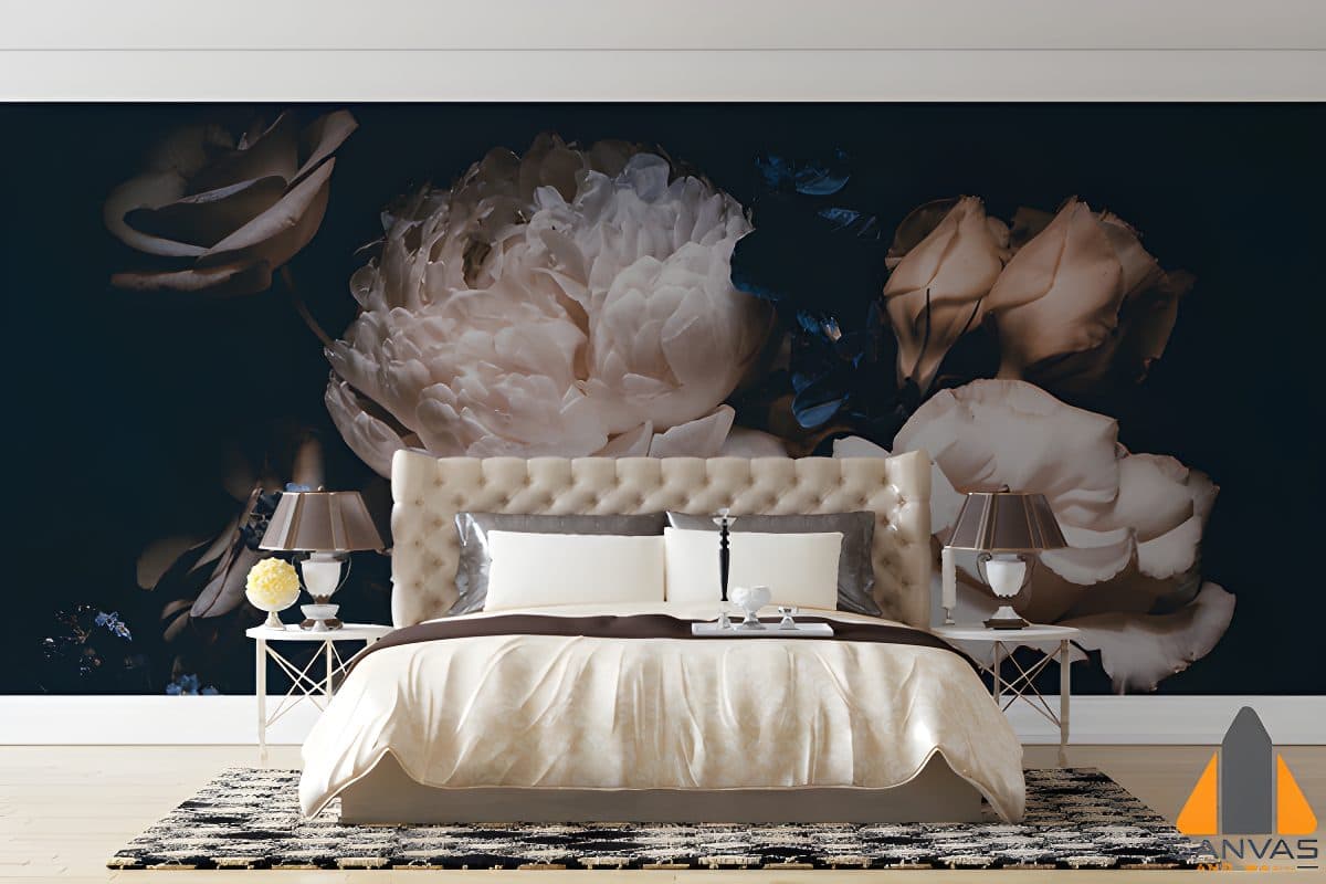 Black Peony Wallpaper