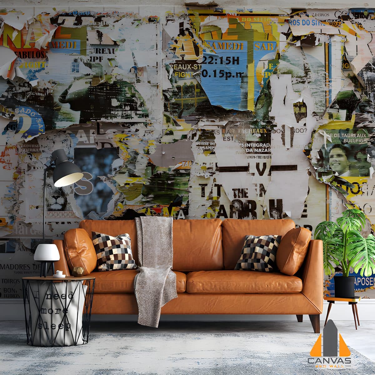 Newspaper Wall