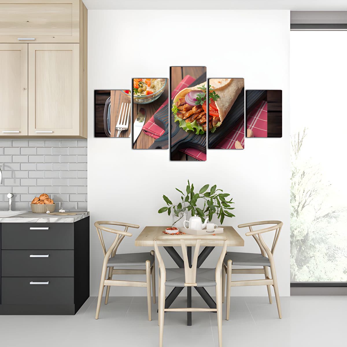 Food Split Canvas