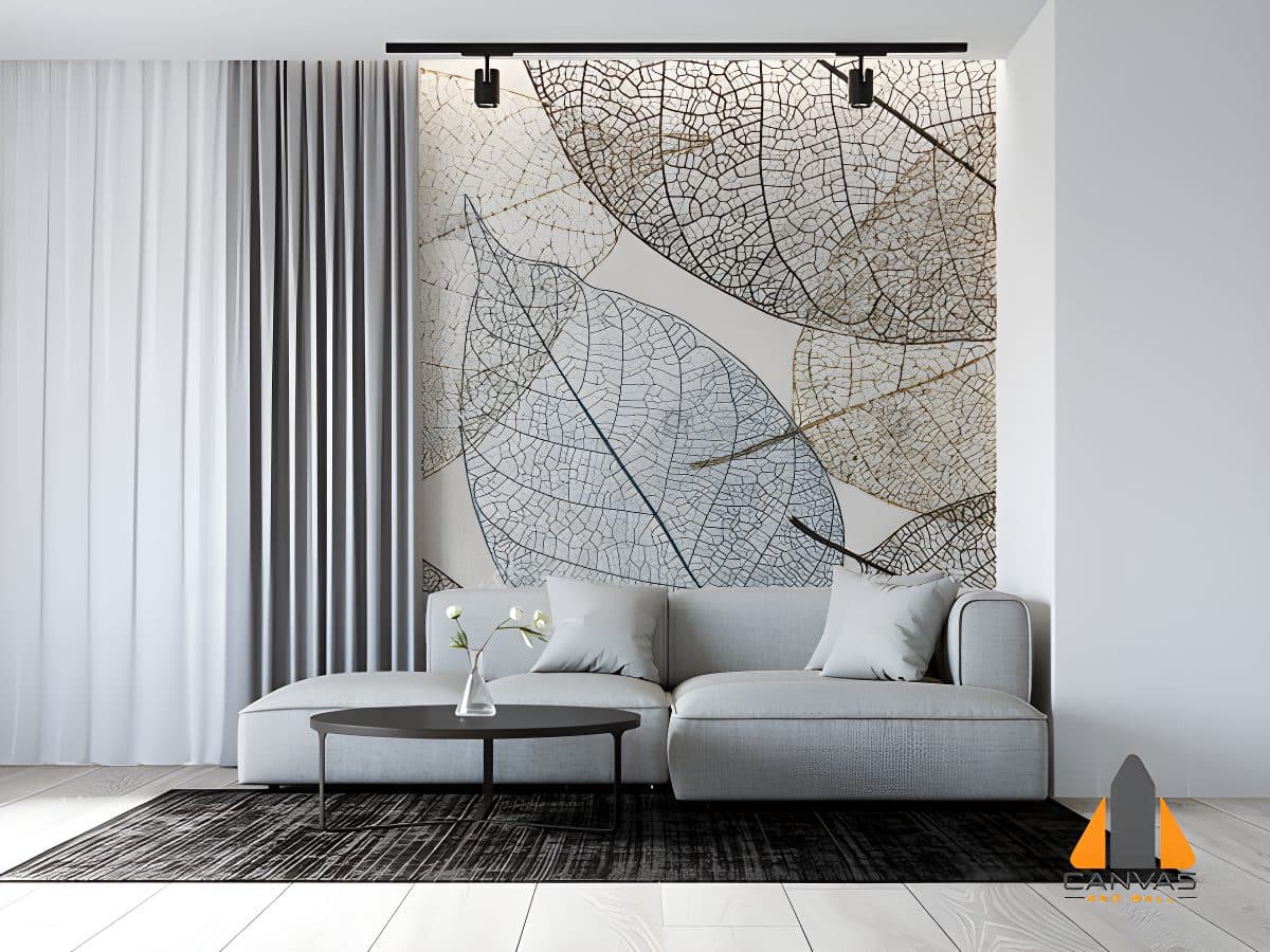 Abstract Leaves Wallpaper