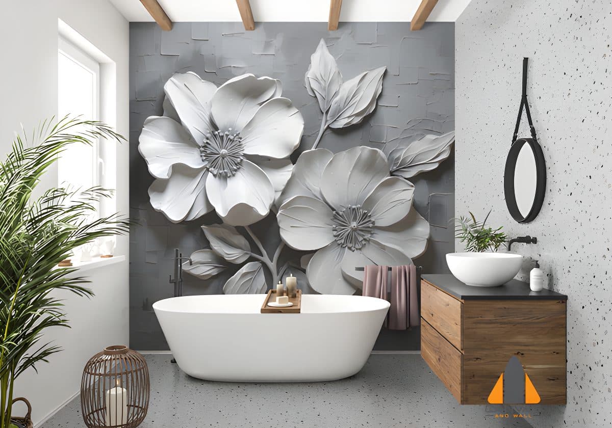 3D Light Petalled Flowers