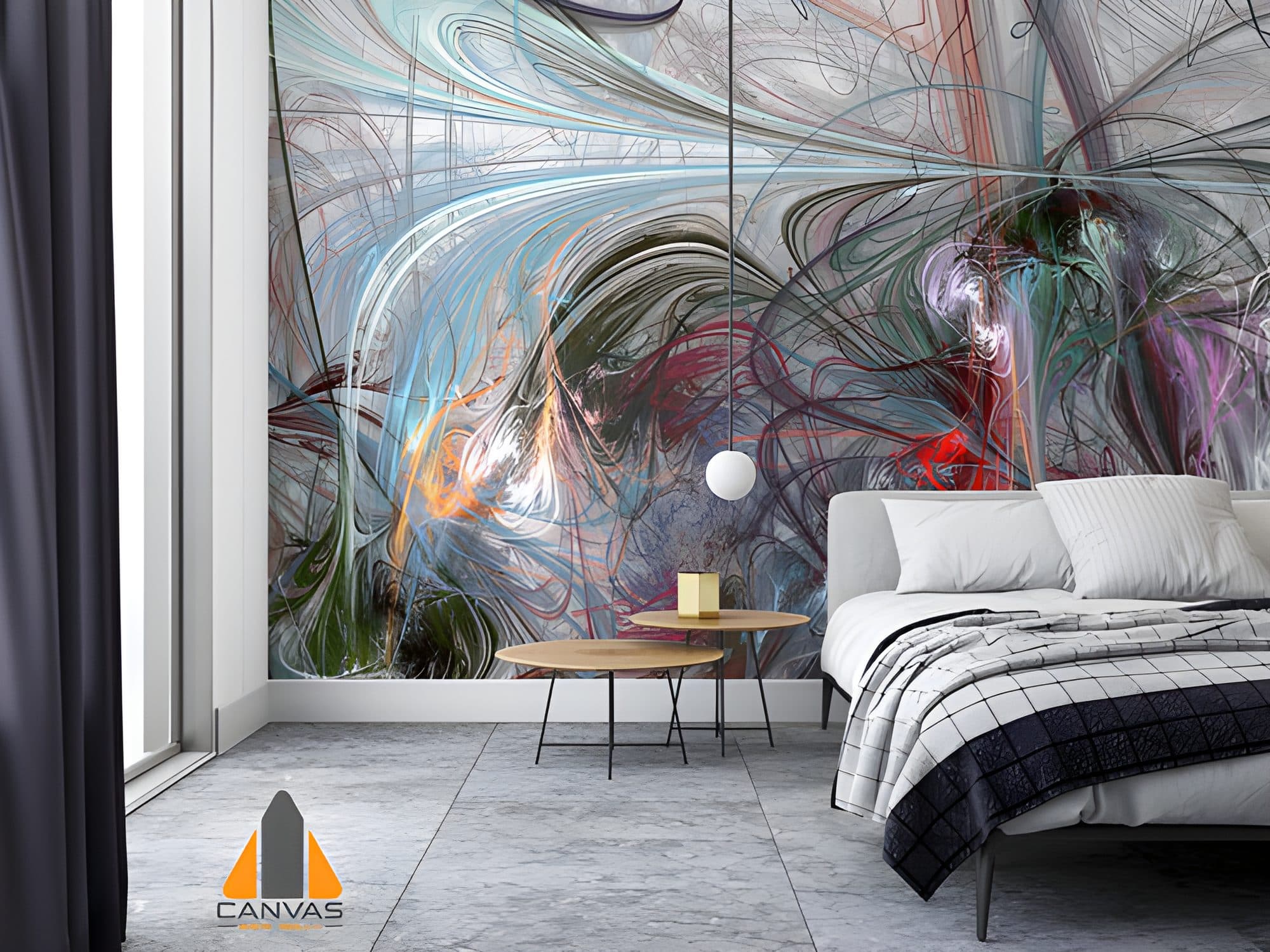 Fancy Abstract Paint Wallpaper