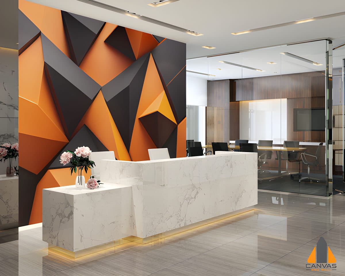 minimal-colorful-geometry-3d-render OFFICE