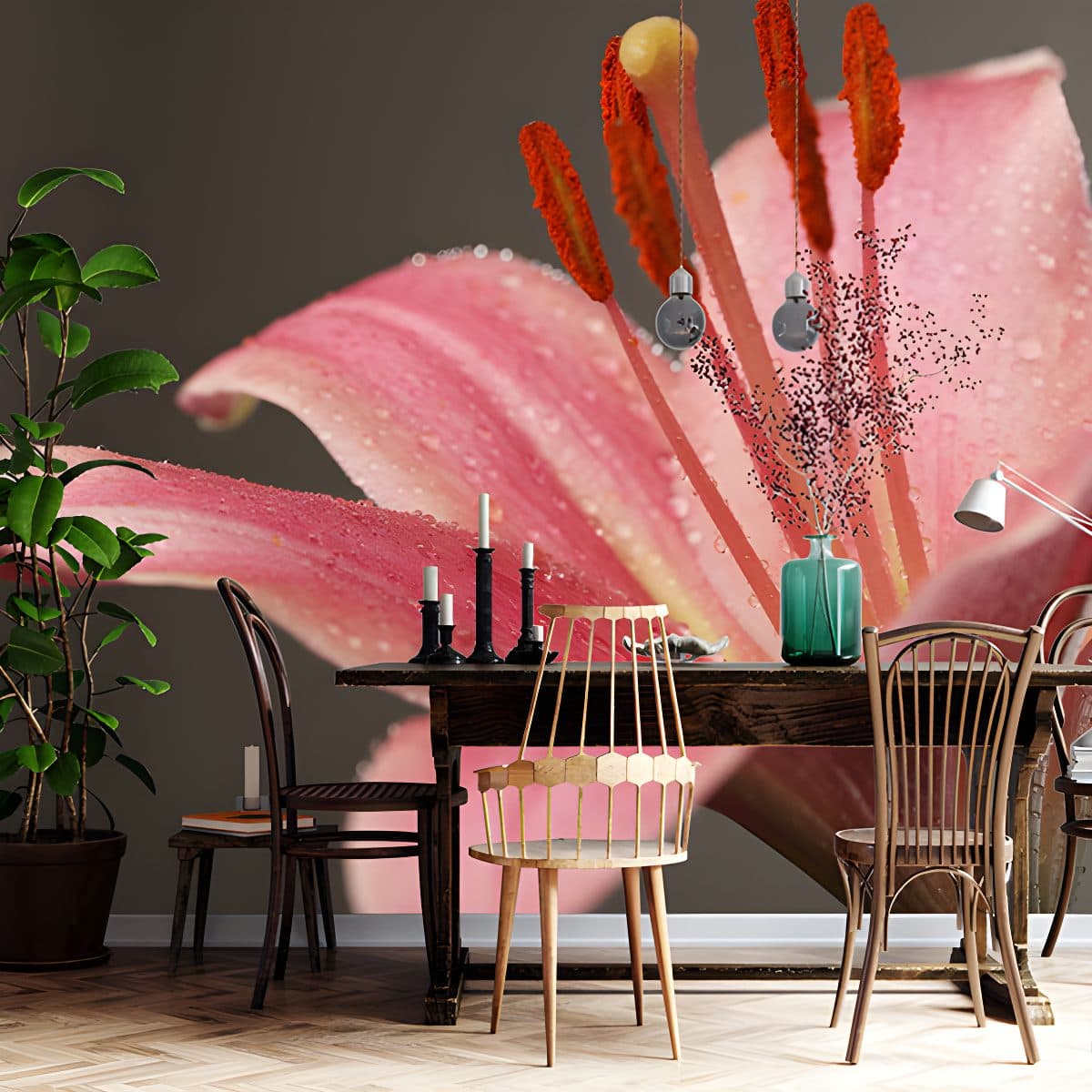 Lone Pink Lily