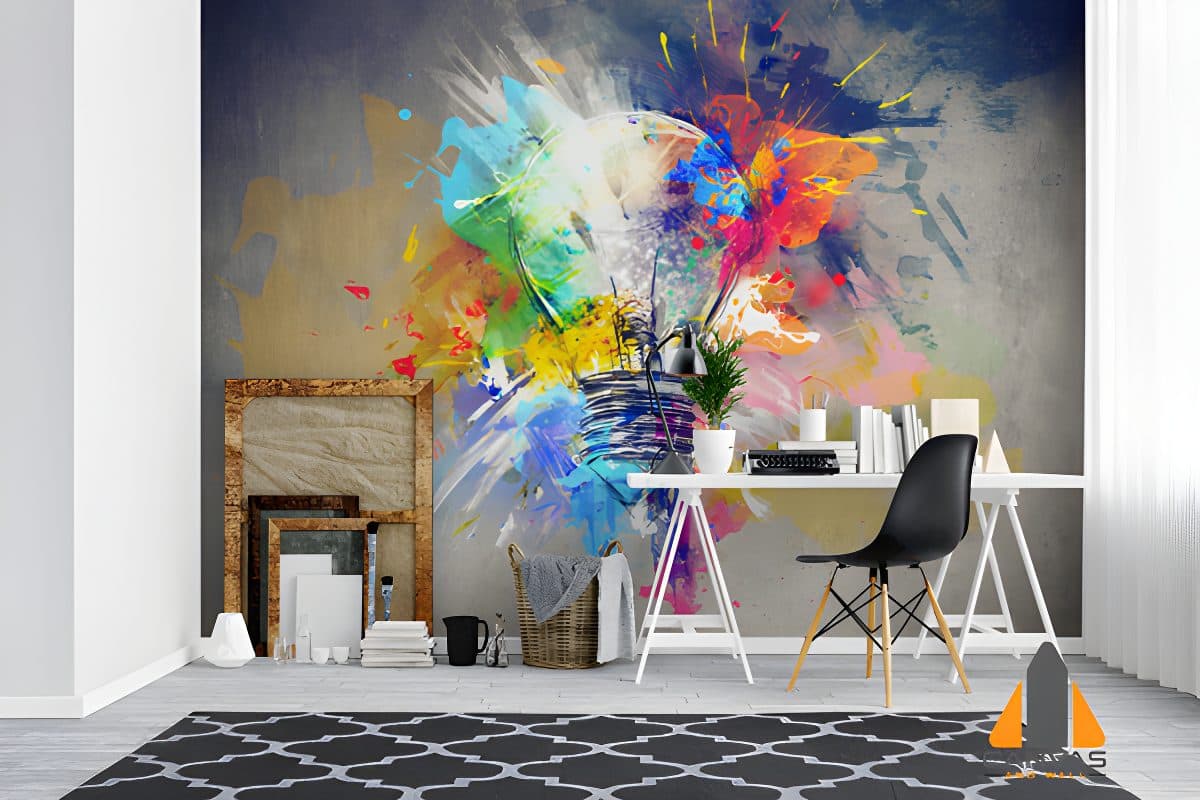 Bright Spark Abstract Wallpaper