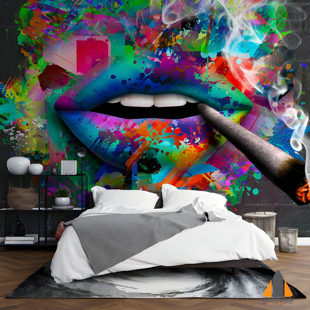 Illustration of Cannabis Background