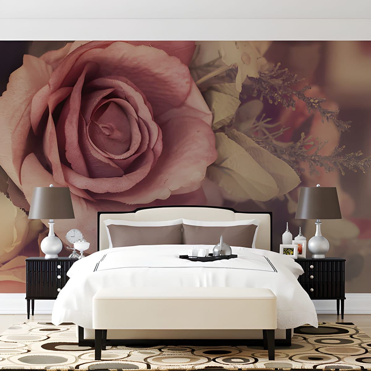 Lily Flowers Bedroom