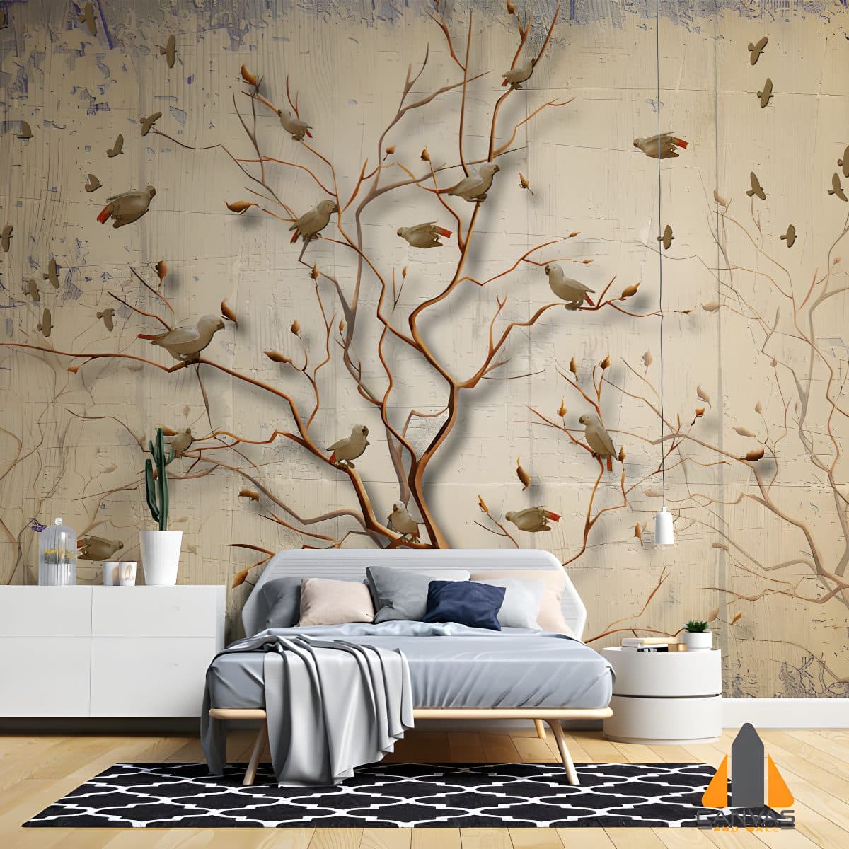 3D Antic / Vintage Art Wallpaper