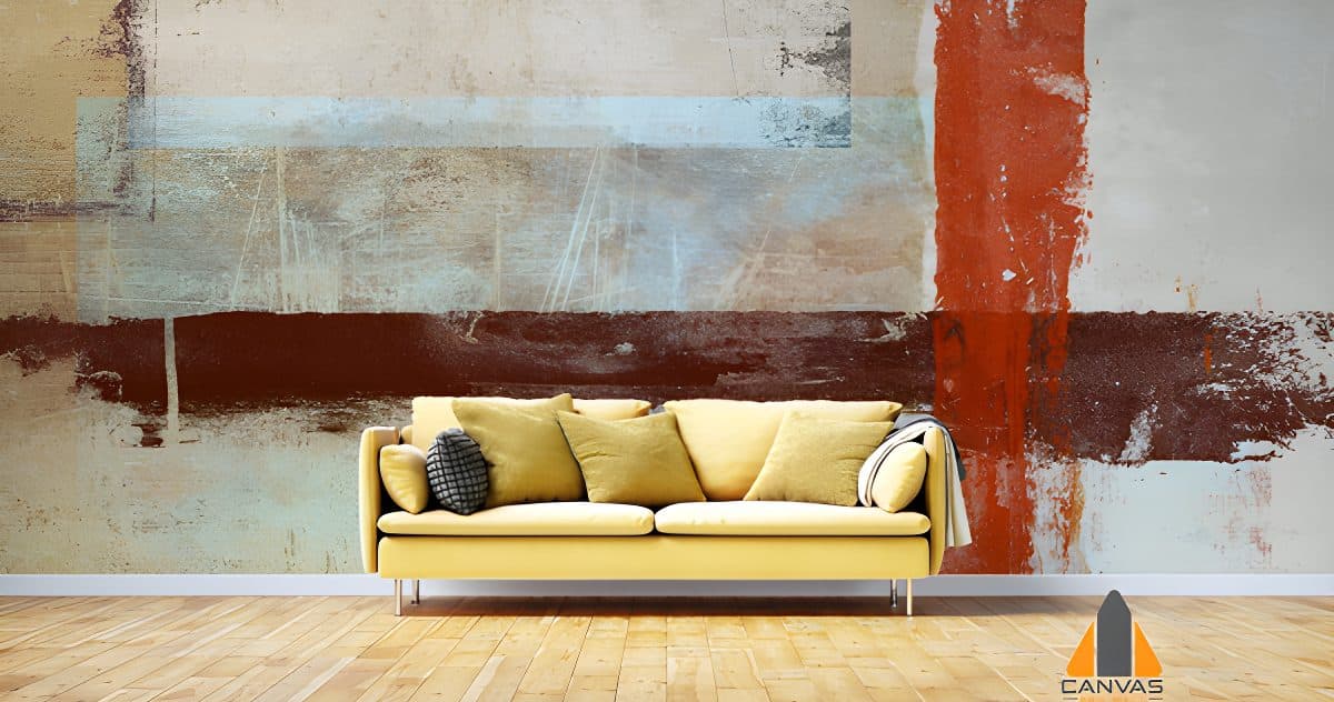 Abstract Brush Line BG