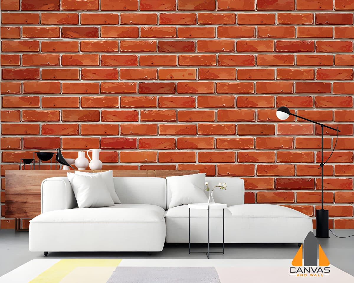 Face Brick Wallpaper