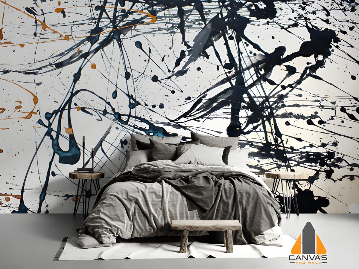 Splattered Paint Wallpaper Mural