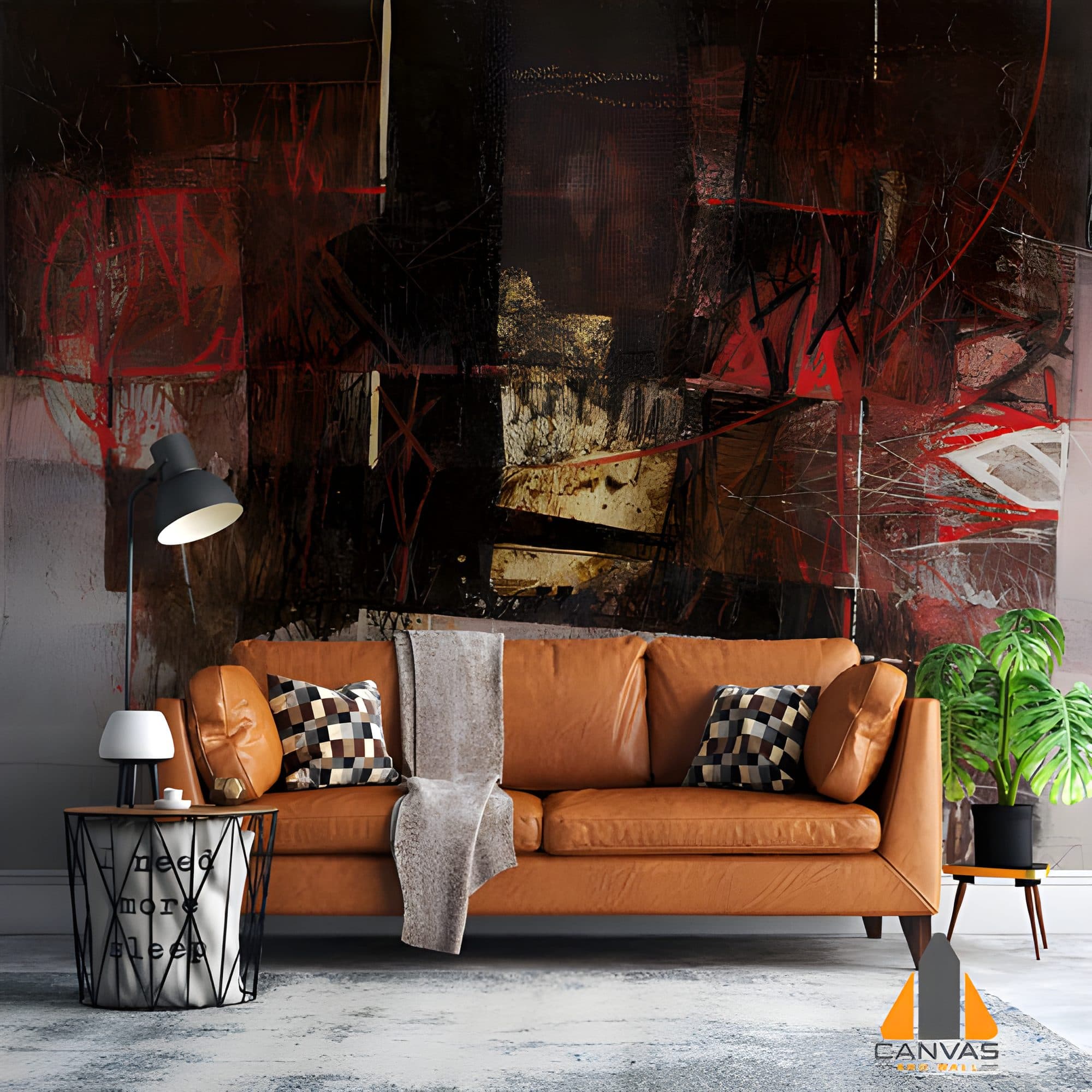 Censini Inspiration Abstract Brush Art