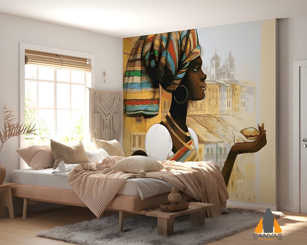Girl in the Tropic Wallpaper