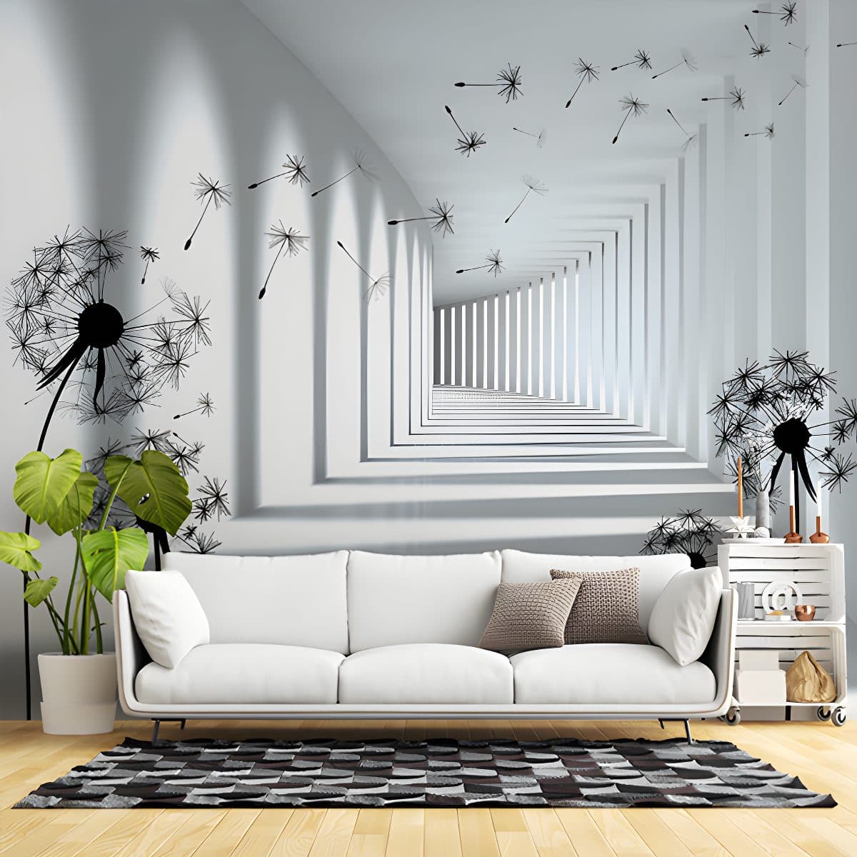 3D Tunnel Wallpaper