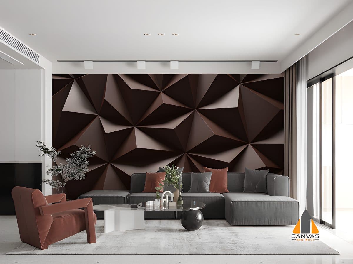 Chocolate Geometric Abstract