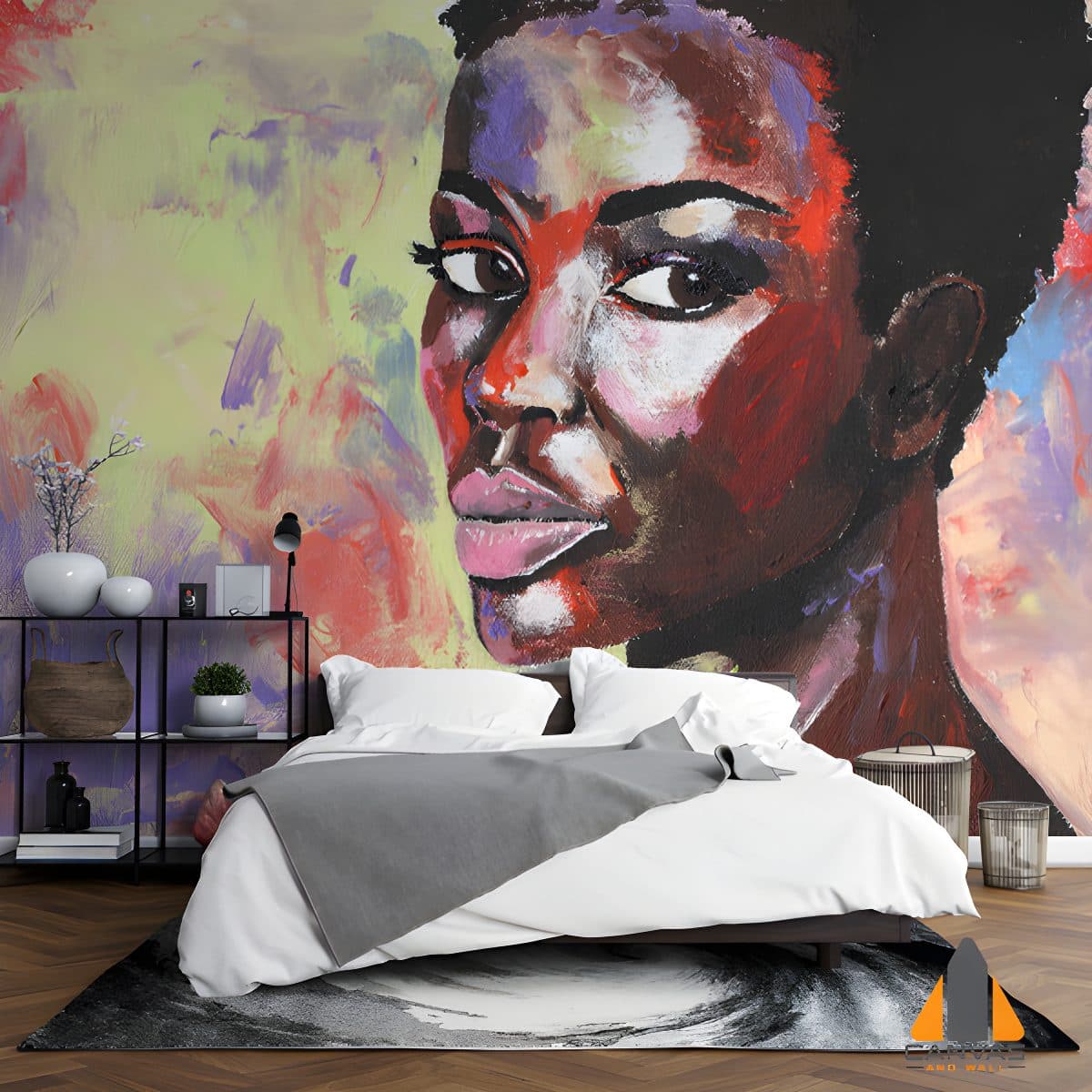 African woman with short hair
