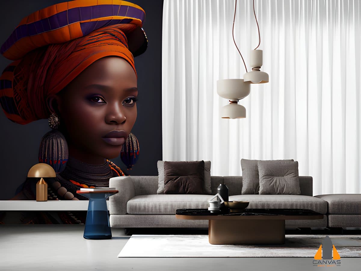 African woman in national dressing