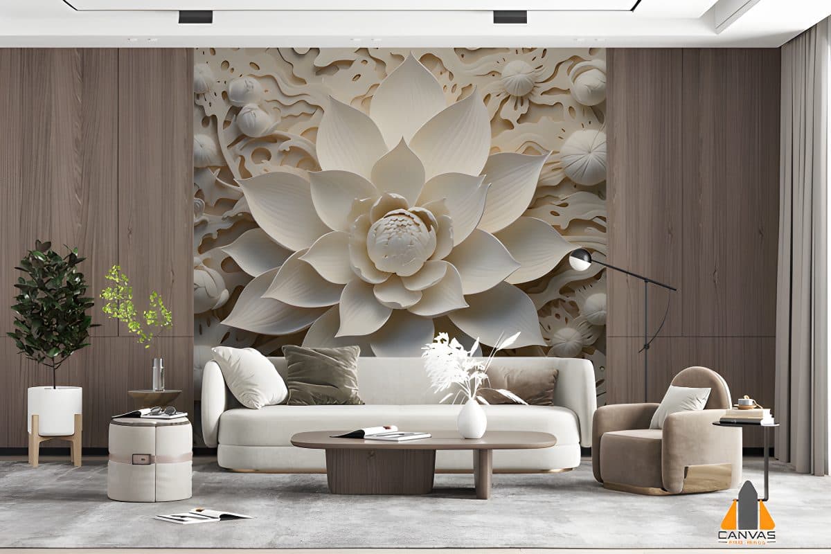 lotus-paper-sculpture-with-lotus-flower-white-paper