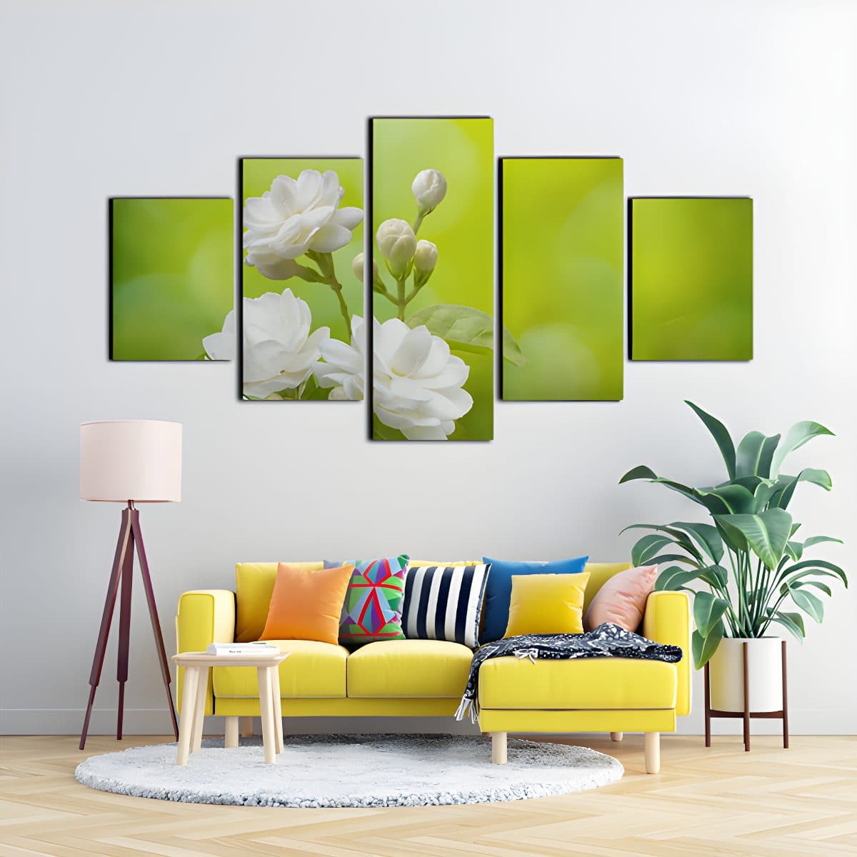 Flowers Split Canvas