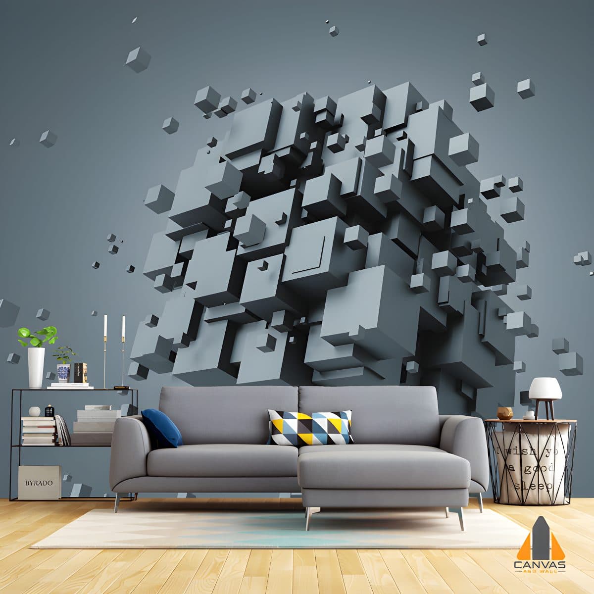 3D Abstract Chaotic Cubes