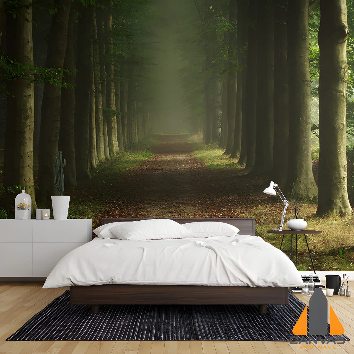 Forest Road Wallpaper