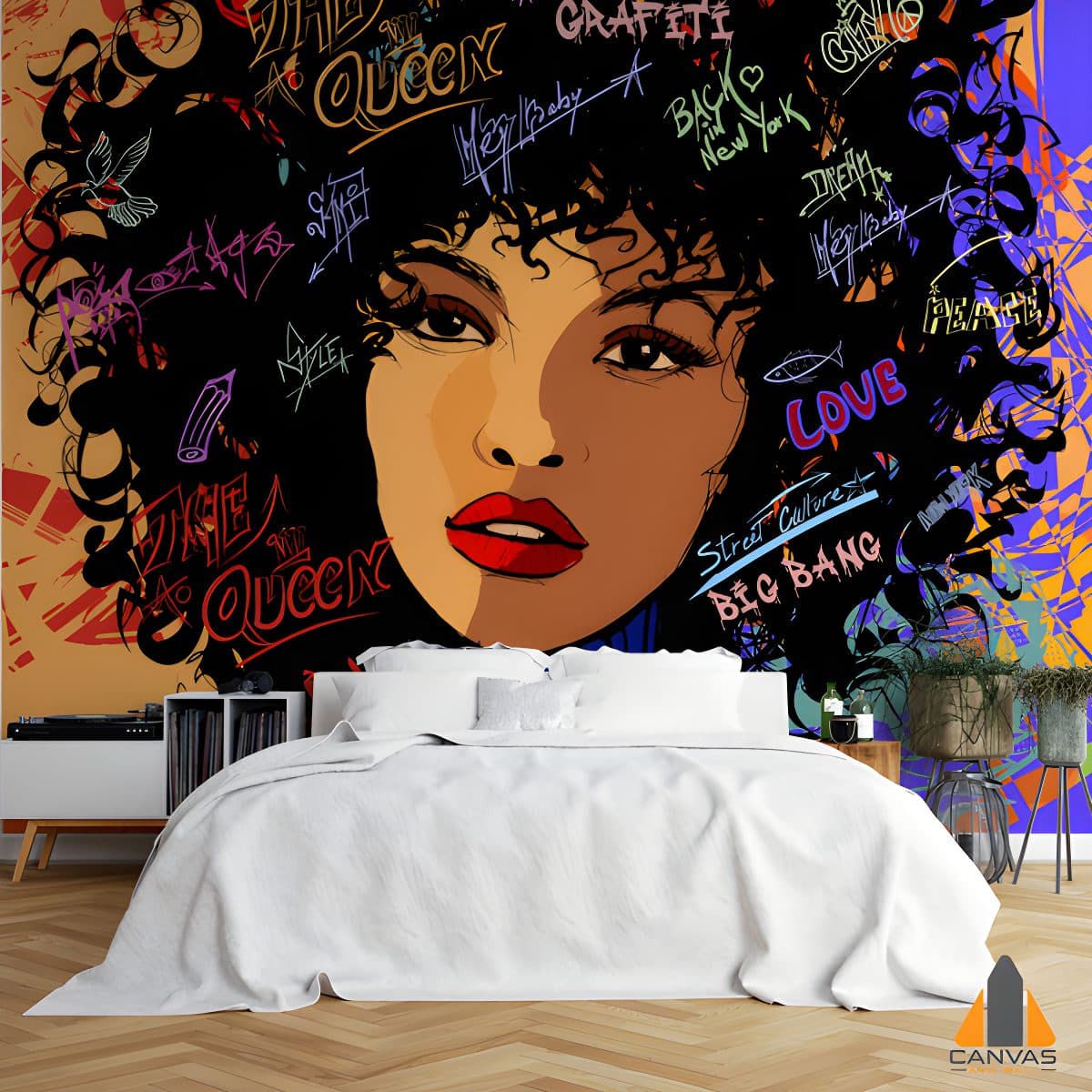 Afro American Fashion Model