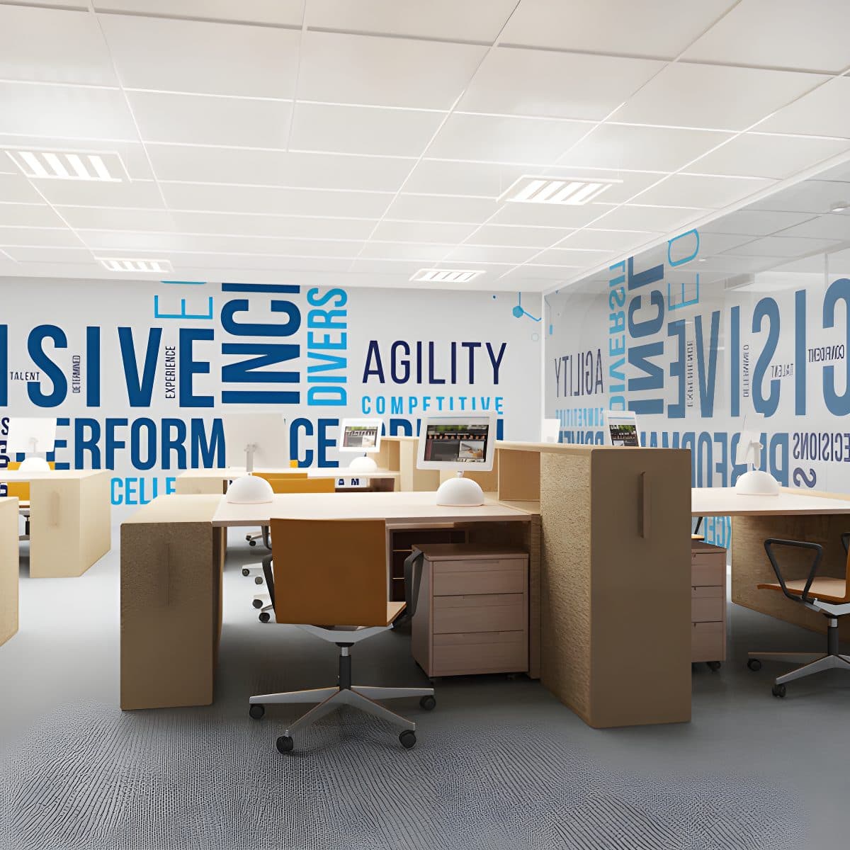 Office Text Wallpaper