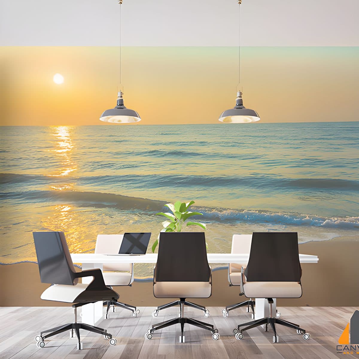 Office Beach Wallpaper