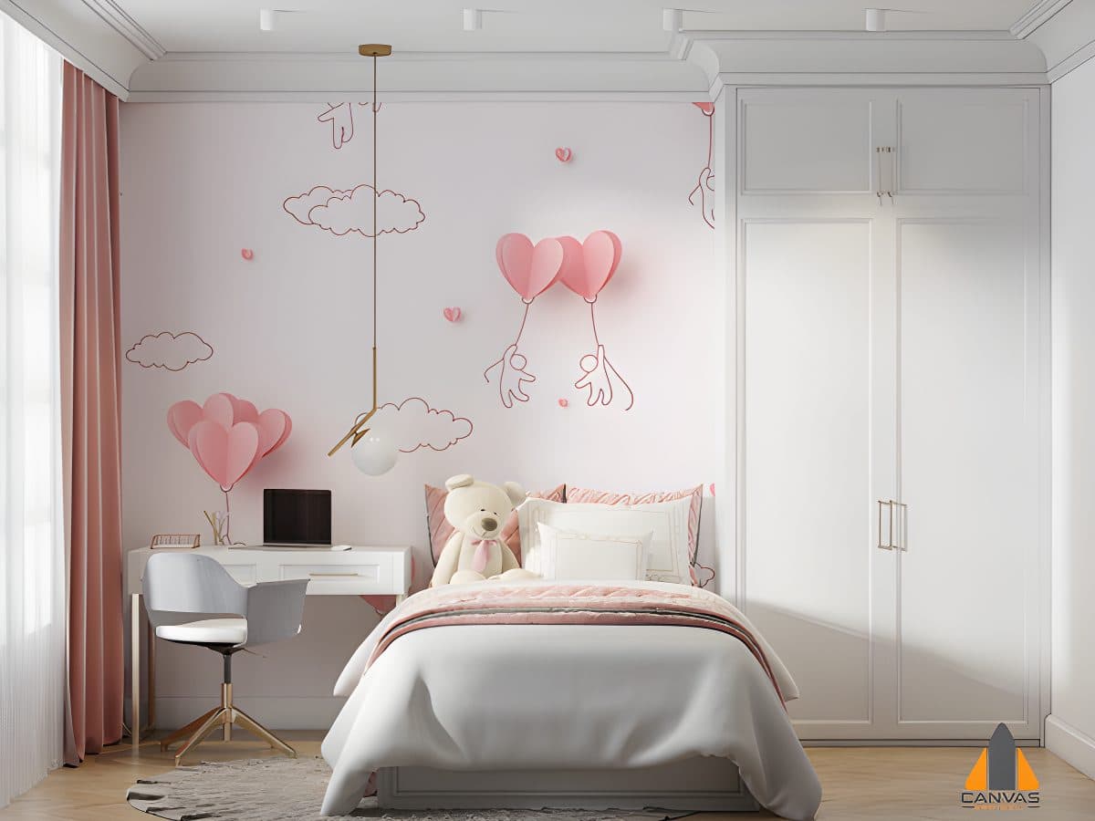 Heart Balloons Pattern