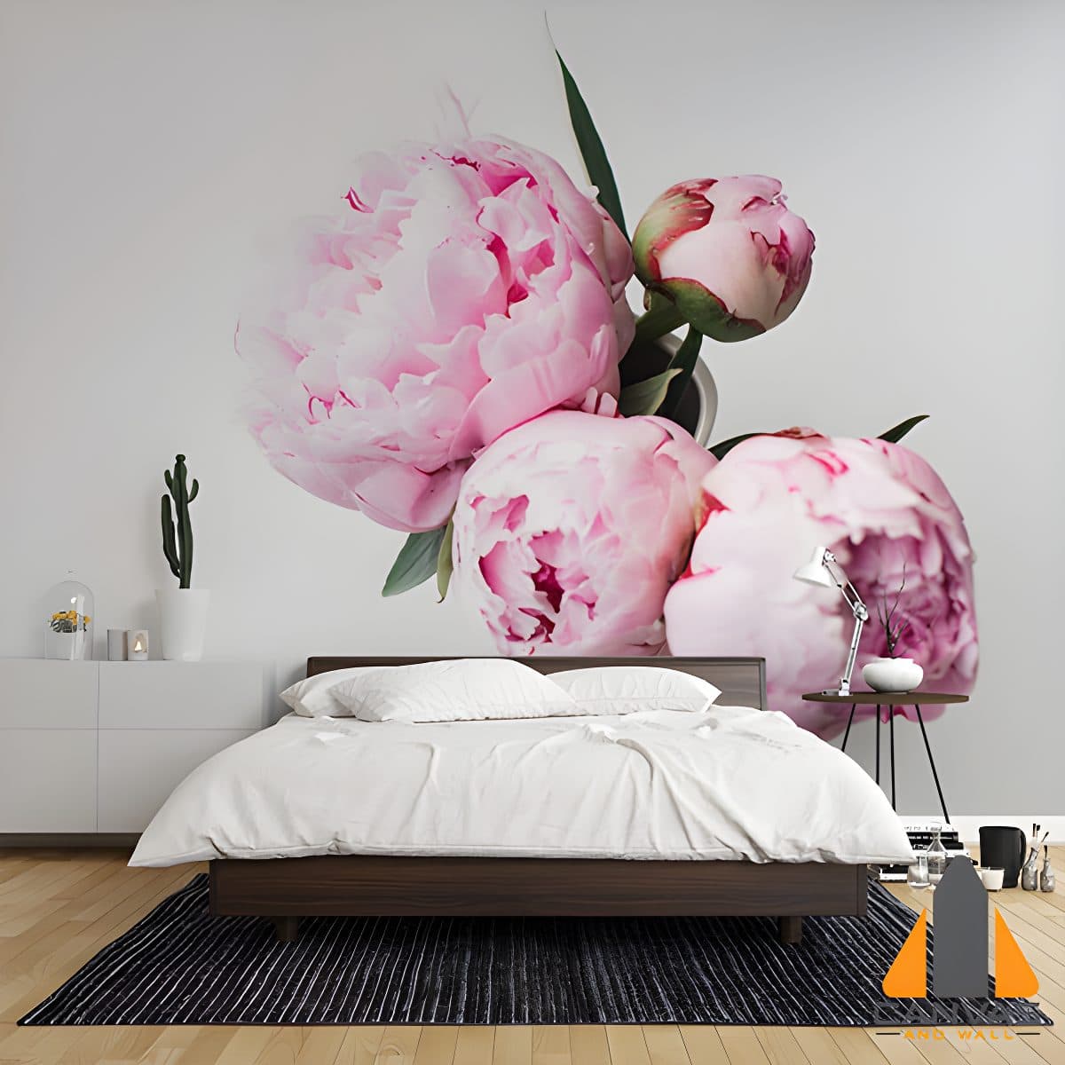 Peony Flowers bedroom