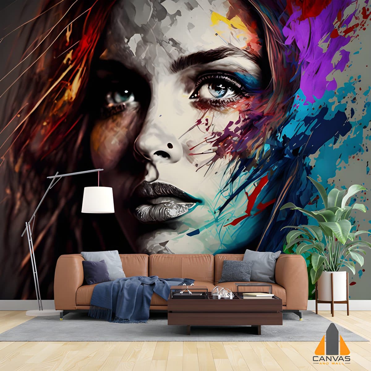 Digital Painting Woman Illustration