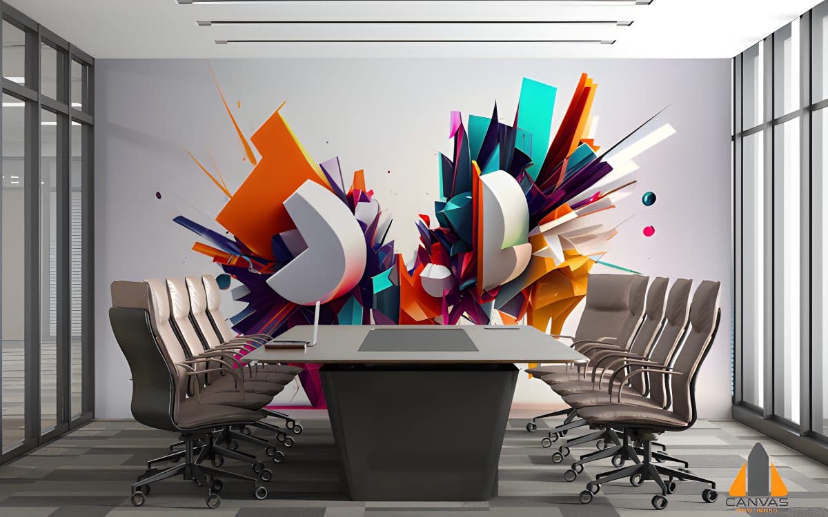 geometric-shapes-scattered-chaotic-manner-white-light-background