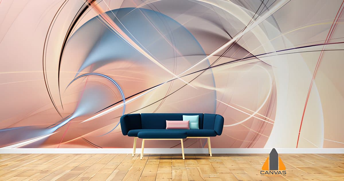 Abstract Soft Color Painting Texture Wallpaper