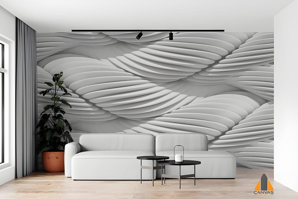 3D Paint Ripples Wallpaper
