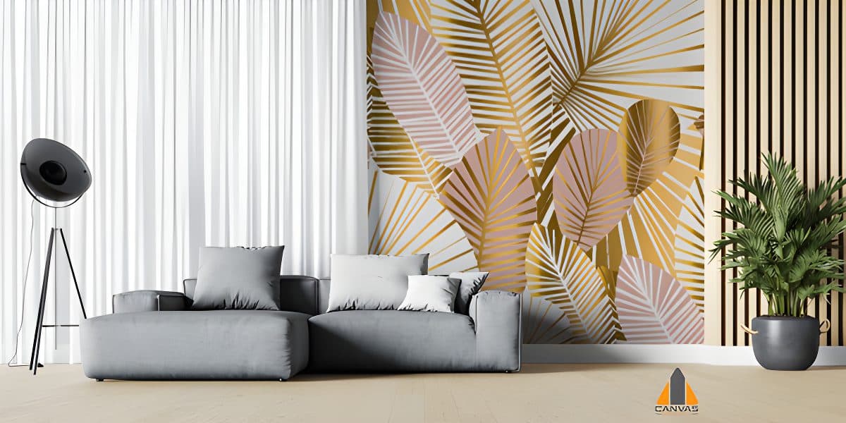 Gold leaves